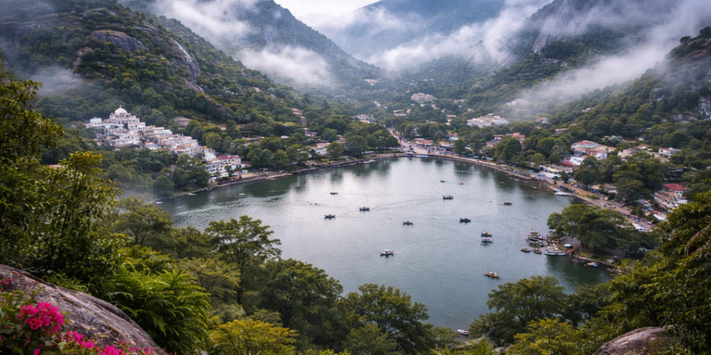 It is mount abu AI city image.