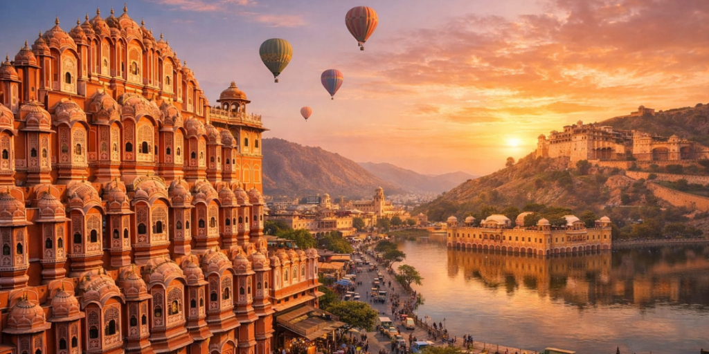 It is jaipur AI city image.