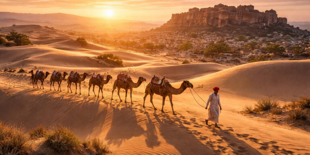 It is jaisalmer AI city image.